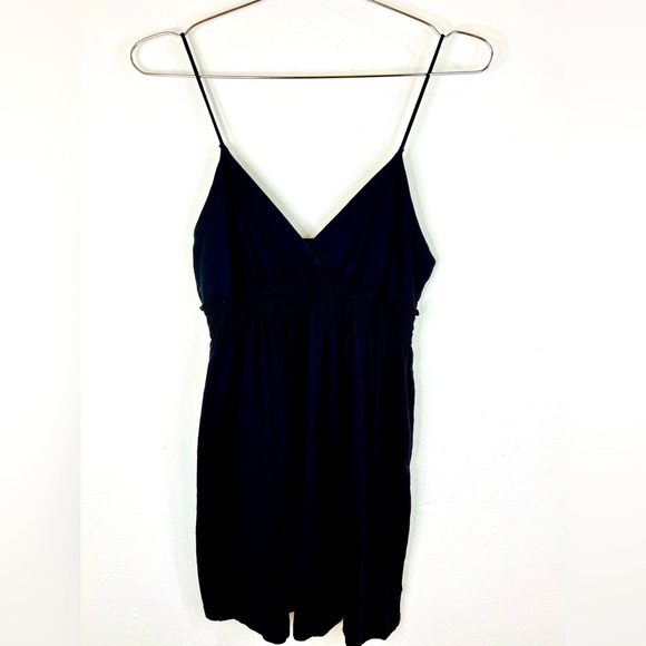 Forever Twenty One Black Mini Dress Medium 31” Length Stretchy Chic Design - Picture 3 of 9